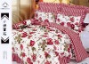 T/C lovely printed bedding set 3pcs/4pcs