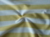 T/C solid color-stripes single jersey with knitting