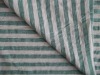 T/R slub jersey fabric with stripe printing