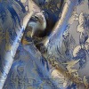 T/R1065 polyester/viscose golden jacquard lining for garment