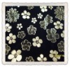T/SP foil fabric printing flower design