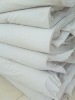 T/T 21*21 106*52 63'' twill recycled virgin polyester bleached grey fabric