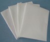 T/T recycled virgin polyester 24*24 108*58 63'' bleanched grey fabric