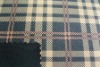 TC bronzing check fabric for fashion garment