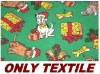 TC dog printed fabric for christmas    110x76