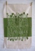 TEATOWEL IN 100% BAMBOO FIBRE ERODE SILK SCREEN TABLE PRINTED