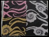 TR Roman fabric with discharge print