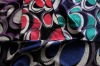 TR Roman fabric with discharge print