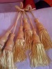 TWO TASSEL WITH 70 INCHES BULLION CORD, Bullion Cord Tassel, Bullion fringe tassel,Fringed Bullion Tassel