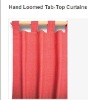 Tab top curtain