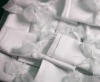 Table napkin white spun polyester