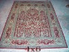 Tabriz hand knotted Persian silk rugs
