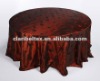 Taffeta Dot Embroidered Wedding Tablecloth /wedding table covers