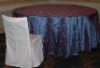 Taffeta pintuck table cloth,table cloth ,table linen