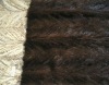 Tanned mink leg fur skin with good quality. Mink fur scraps/plate