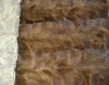 Tanned mink leg fur skin with good quality. Mink fur scraps/plate