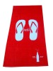 Terry Velour Reactive Printed Bath Towel