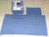 Terry bath towel set stock