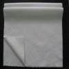 Terry cloth laminated with PVC membrane