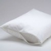 Terry cloth waterproof pillow protector