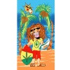 Terry printed beach towel