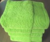 Terry towel with dobby border