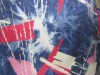 The latest tie-dye jeans fabric