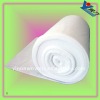 Thermal bond compressed soft polyester wadding as filler in apparel and bedding