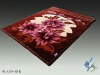 Three-dimensional cut flowers, duplex acrylic blankets