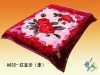 Three-dimensional cut flowers, duplex acrylic blankets