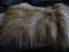 Tip-dyed high pile fake fur/long fake fur fabric