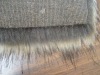 Tip-dyed plush fur
