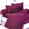 Top Rated 100% Nature Silk Stripe Bedding Set