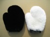 Top grade sheepskin mittens with various colors