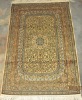 Top quality hand knotted Persian pure silk carpet