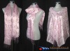 Top-rated Pink Silk Jacquard Shawls