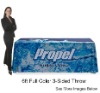 Tradeshow Table Cover - 6' Open Back Table Cover - Printed Full Color