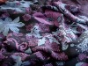 Transfer printing composited chiffon fabric