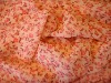 Transfer printing composited chiffon with embossing