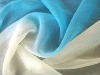 Transfer printing crepe chiffon fabric