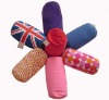 Tube Shape Microbead Pillow For Support Car Support Pillow