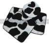 Tufted Bathroom 3pcs Set, Bathroom Mats, U Toilet Mats and Toilet Cover Mats