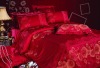 Ture Love Rose Cotton Jacquard & Embroidery Wedding Bed Linen