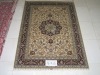 Turkish knots Medallion carpet 4X6foot high quality low price handknotted persian silk rug