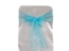 Turquoise Organza Sash