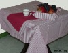 Twill stripe tablecloth