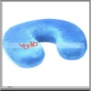 U Shape Memory Foam Neck Pillow Blue