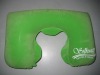 U-shape inflatable flocked pillow