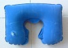 U-shape inflatable neck pillow