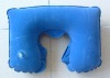 U-shape inflatable travel neck pillow